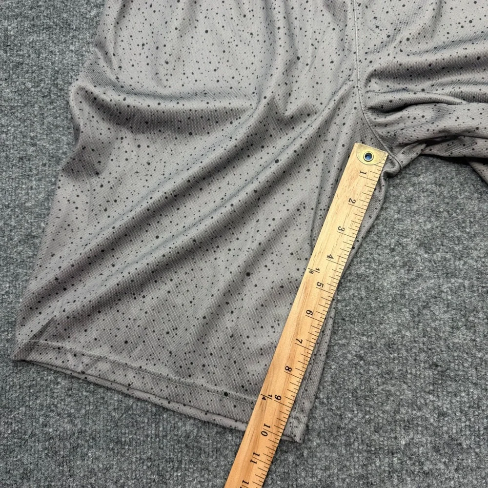 Nike Boys Russell Wilson 3 Dri-FIT Splatter Mesh Athletic Shorts Grey XL 13-15Y